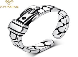 Foto van Sieraden xiyanike 925 sterling new vintage creative buckle design rings for women patry wedding tren