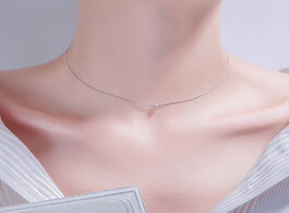 Foto van Sieraden 925 sterling silver choker necklaces women fine jewelry wedding accessories geometric penda