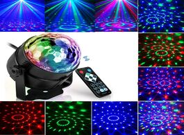 Foto van Lampen verlichting colorful sound stage lighting effect mini usb laser light novel led dj party disc