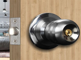 Foto van Woning en bouw home door locks round ball privacy knob set bathroom handle lock with key for hardwar