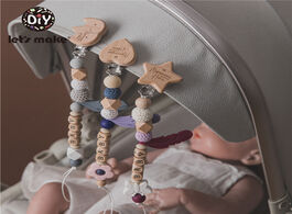 Foto van Baby peuter benodigdheden let s make pacifier clip handmade holder chain teething silicone chains te