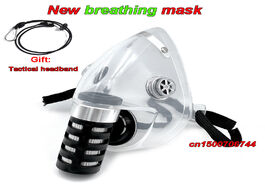 Foto van Beveiliging en bescherming 2020 the new respirator gas mask pm2.5 particulates safety prevention bre