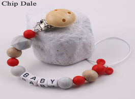 Foto van Baby peuter benodigdheden chip dale customized name pacifier clips chain mouse silicone beads nursin