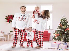 Foto van Baby peuter benodigdheden christmas family pajamas set clothes parent child suit home sleepwear cott