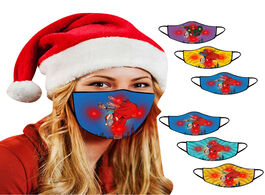 Foto van Beveiliging en bescherming 3pcs led christmas adult mask lights glowing reusable breathable washable