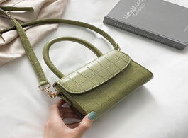 Foto van Tassen crocodile pattern crossbody bags for women 2020 small chain handbag bag pu leather hand ladie