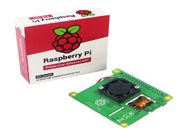 Foto van Computer latest raspberry pi poe hat add on board with temperature controlled fan power over etherne