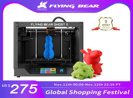 Foto van Computer ship from russian and eu warehouse flyingbear ghost 5 3d printer kit with touchscreen diy