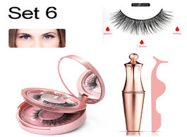 Foto van Schoonheid gezondheid magnetic liquid eyeliner false eyelashes easy to wear lashes set 3d mink fake 