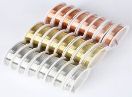 Foto van Bevestigingsmaterialen premium silver gold beading wire diy craft making jewelry cord string accesso