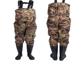 Foto van Sport en spel outdoor fishing waterproof suspender jumpsuit hunting farming clothing camouflage fly 