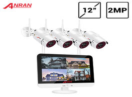 Foto van Beveiliging en bescherming anran video surveillance kit 1080p wifi cctv system 12 inch monitor nvr c