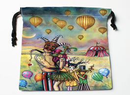 Foto van Tassen custom tarot drawstring bags printed gift 18 22cm travel pouch storage clothes handbag makeup