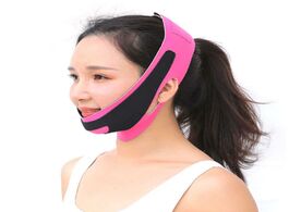 Foto van Schoonheid gezondheid face slim v line lift up mask belt thin neck reduce double chin bandage shaper