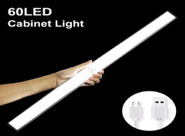 Foto van Lampen verlichting 24 40 60 led closet light usb rechargeable under cabinet lightening stick on moti