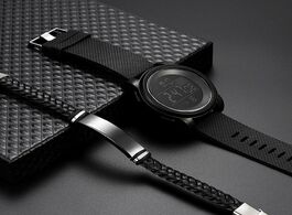 Foto van Horloge 2pcs luxury men sports waterproof electronic digital luminous wrist watch bracelet jewelry a