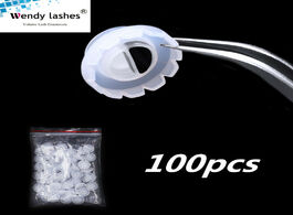 Foto van Schoonheid gezondheid lashes extension supplies 100pcs bag eyelashes glue holder cup rapid bloom flo