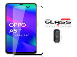Foto van Telefoon accessoires 2 in 1 orro a5 2020 glass protective camera glas for oppo safety armor protecti