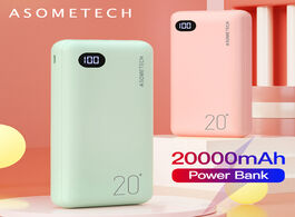 Foto van Telefoon accessoires power bank 20000mah portable charger charging poverbank mobile phone external b
