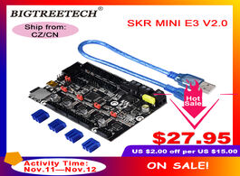 Foto van Computer bigtreetech btt skr mini e3 v2 32bit motherboard integrated tmc2209uart upgrade for crealit