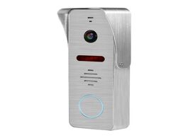 Foto van Beveiliging en bescherming homefong wired doorbell call panel 130 degree angle hd1080p aluminium all