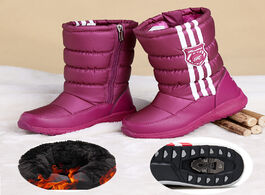Foto van Baby peuter benodigdheden winter girl s nonslip snow boots children padded kids warm booties felt sc