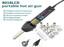 Foto van Gereedschap 650w high quality pg8018lcd 220v eu lcd adjustable electronic heat hot air gun desolderi