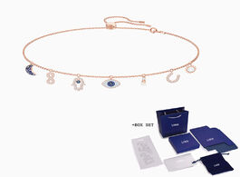 Foto van Sieraden fashion swa new symbolic necklace elegant symbol hamsa demon eye decoration crystal beam ne
