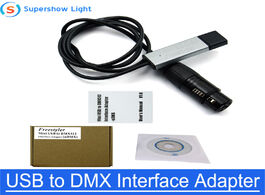 Foto van Lampen verlichting usb to dmx 512 interface led dmx512 computer pc stage lighting controller dimmer 