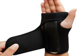 Foto van Beveiliging en bescherming wristband support steel brace for arthritis sprain carpal tunnel splint t