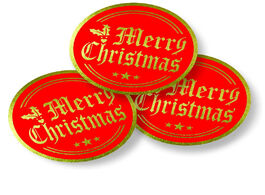 Foto van Kantoor school benodigdheden 1000pcs merry christmas stickers gold foil envelope seals labels decals