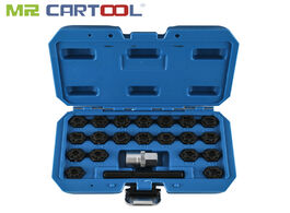 Foto van Auto motor accessoires mr cartool 22pcs wheel lock kit for vag special anti theft screws removal and