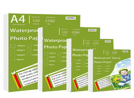 Foto van Kantoor school benodigdheden 20 100sheets glossy photo paper a4 3r 4r 5r waterproof for inkjet print