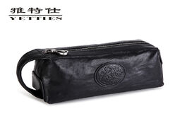 Foto van Tassen fashion handbag embossed clutch bag men s leather clip package brand small large capacity