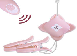 Foto van Schoonheid gezondheid wireless remote nipple clamp vibrator for woman sex toys adjustable breast adu