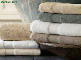 Foto van Huis inrichting egyptian cotton beach towel terry bath towels bathroom 70 140cm 650g thick luxury so