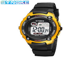 Foto van Horloge synoke sports digital watch for kids boys girls best gifts waterproof multi function colorfu