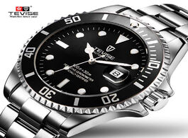 Foto van Horloge drop shipping tevise top brand men mechanical watch automatic fashion luxury stainless steel