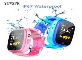 Foto van Horloge kids gps tracker watches waterproof ip67 1.44 touch screen flashlight camera sos location fo