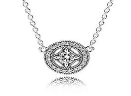 Foto van Sieraden authentic 925 sterling silver necklace allure collier with crystal pendant for women weddin