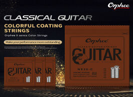 Foto van Sport en spel orphee nx35 c nylon classical guitar strings 6pcs full set replacement .028 .045