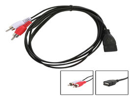 Foto van Elektronica hot sale new cable dual 2 rca male to usb female a composite adapter av audio video exte