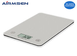 Foto van Huis inrichting airmsen 11lb 5kg household kitchen scale electronic food baking measuring tool tempe