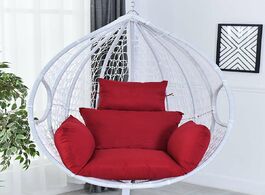 Foto van Meubels hanging hammock chair swinging garden outdoor soft seat cushion 220kg dormitory bedroom back