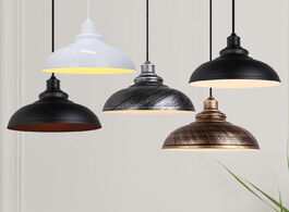 Foto van Lampen verlichting retro industrial pendant lights vintage loft hanging light lampshade decorative l