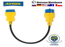 Foto van Auto motor accessoires autool 40cm obd2 extension cable connector for bmw 20pin adapter wire nylon o