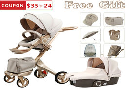 Foto van Baby peuter benodigdheden high landscape 2 in1 stroller portable carriages folding pram for newborn 