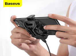 Foto van Telefoon accessoires baseus mobile phone cooler universal gaming cooling fan cell digital display ra