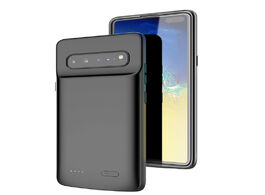 Foto van Telefoon accessoires battery case for samsung galaxy s10 s10e silicone shockproof charger slim power