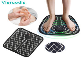 Foto van Schoonheid gezondheid ems electric foot massager cushion feet muscle stimulator massage mat improve 